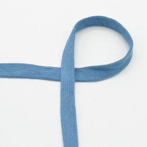 płaski sznurek Bluza z kapturem Bawełna [15 mm] – błękit golębi, 