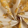 Tkanina dekoracyjna płótno Chiński żuraw – beż/żółty curry,  thumbnail number 3