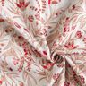 Muślin / Tkanina double crinkle Ludowe kwiaty &ndash; naturalny/czerwień | Resztka 70cm,  thumbnail number 3