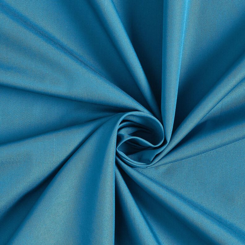 Popelina bawełniana GOTS | Tula &ndash; błękit oceanu,  image number 1