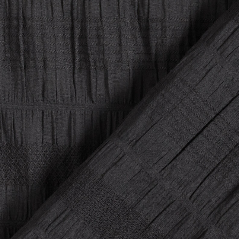 Tkanina bawełniana ze szczypankami – czerń,  image number 5