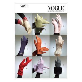 Rękawice, Vogue 8311, 
