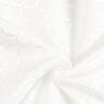 Tafta podszewkowa żakardowa w kratkę z połyskiem – biel,  thumbnail number 3