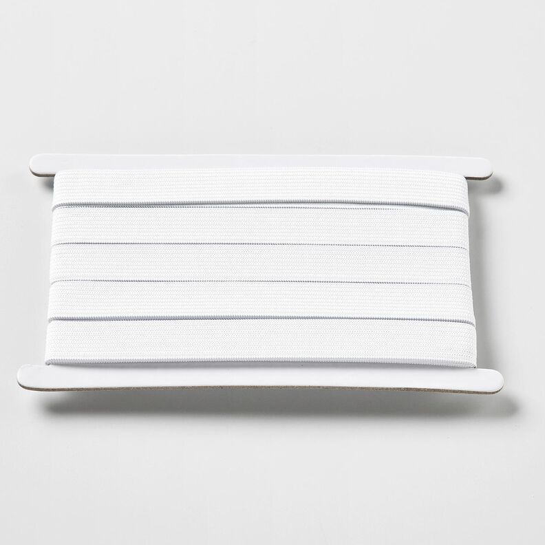 Taśma gumkowa gładka [3 m | 15 mm] – biel,  image number 1