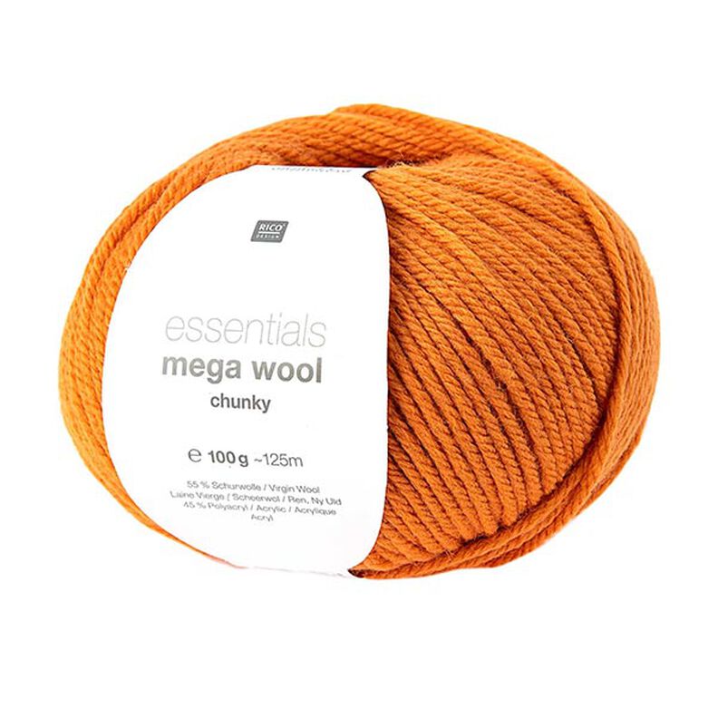 Essentials Mega Wool chunky | Rico Design – pomarańcza,  image number 1