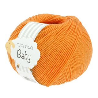 Cool Wool Baby, 50g | Lana Grossa – pomarańcza, 