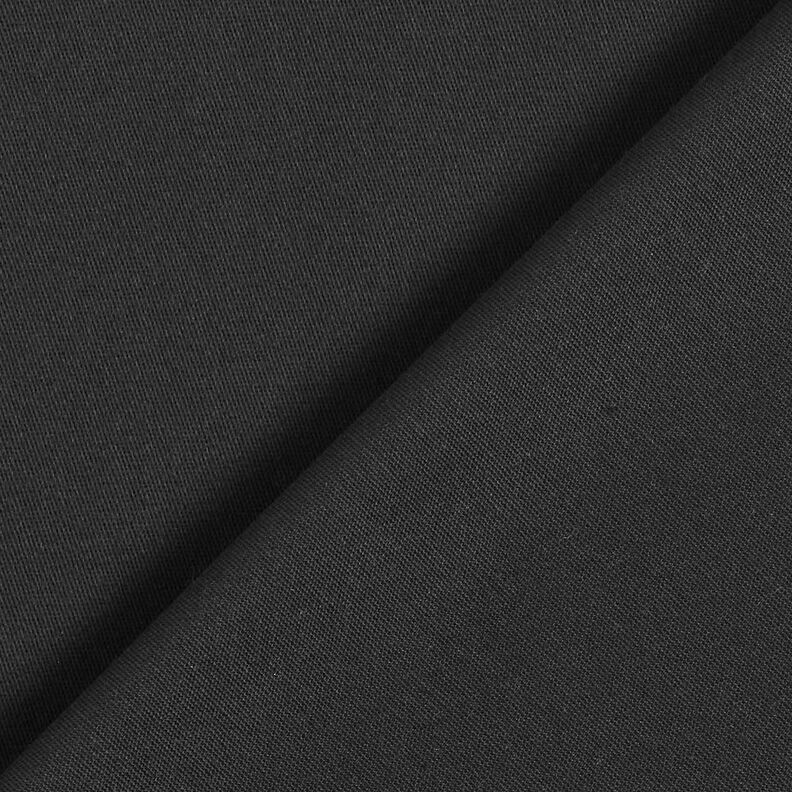 Diagonal bawełniany Strecz – czerń, image number 3