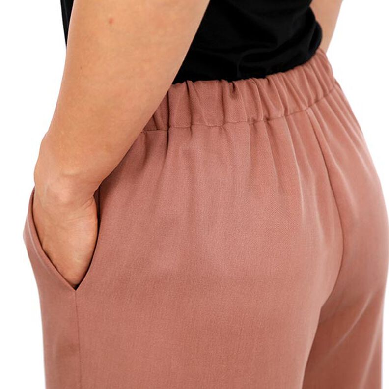 FRAU HEDDA - spodnie kuloty z szeroką nogawką i gumką w pasie, Studio Schnittreif | XS - XXL,  image number 6