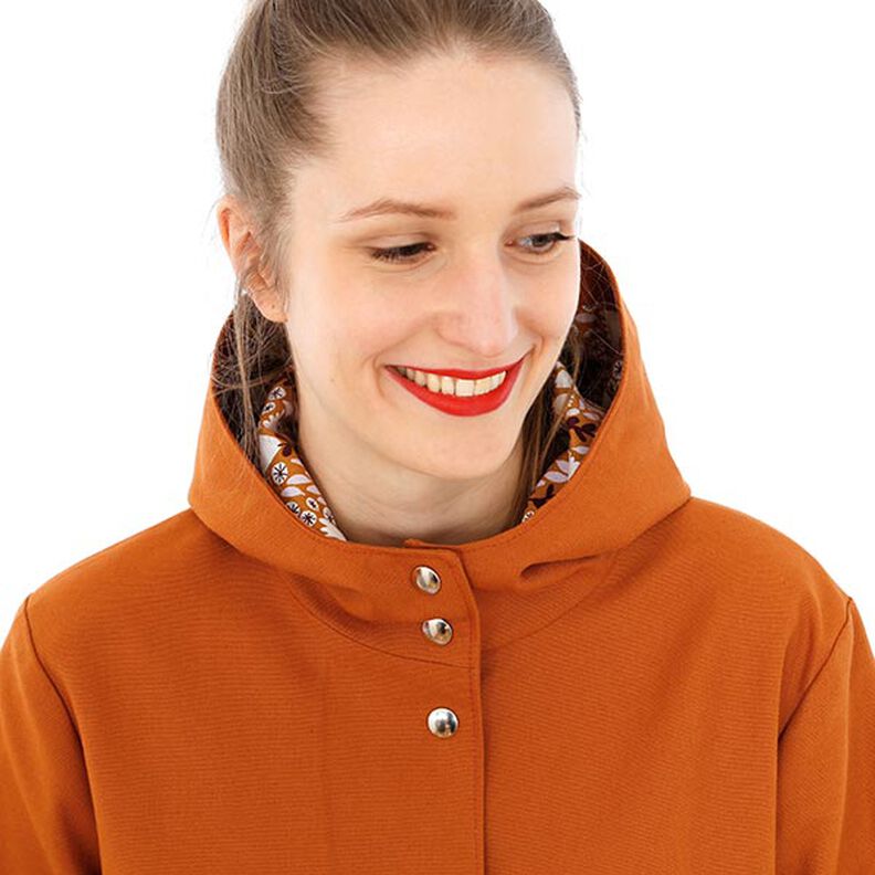 FRAU KARO – parka z podszewką, kapturem i naszywanymi kieszeniami, Studio Schnittreif | XS - XXL,  image number 5