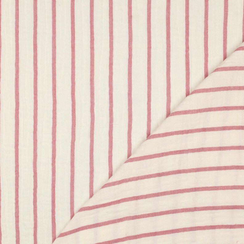 Muślin / Tkanina double crinkle paski z barwionej przędzy | Poppy Fabrics – pastelowy, image number 4