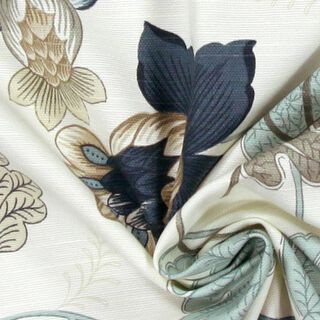 Tkanina dekoracyjna i tapicerska duże kwiaty 280 cm – błękit, 