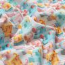 Tkanina bawełniana Popelina kolorowe maszyny do szycia &ndash; jasny r&oacute;ż/jasny turkus,  thumbnail number 2