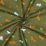 GOTS Popelina bawełniana zwierzęta stepowe | Poppy Fabrics – ciemna oliwka,  thumbnail number 3