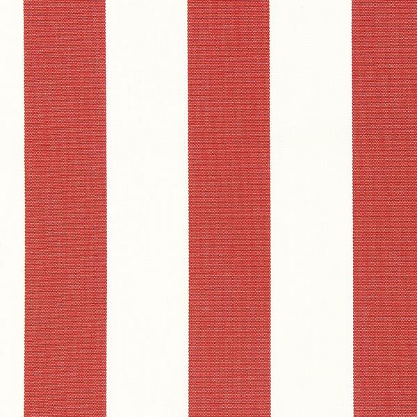 Tkanina na markizy w paski Toldo – biel/czerwień karminowa,  image number 1