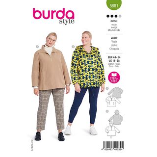 Kurtka Plus-Size | Burda 5881 | 44-54, 