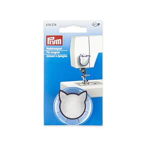 Magnes na szpilki kot [ Wymiary: 45 x 45 x 25 mm ] | Prym – biel, 
