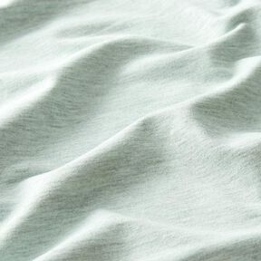 French Terry cienka dzianina melanż – mięta/szary, 