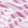 Dżersej pika w paski – biel/pink,  thumbnail number 2
