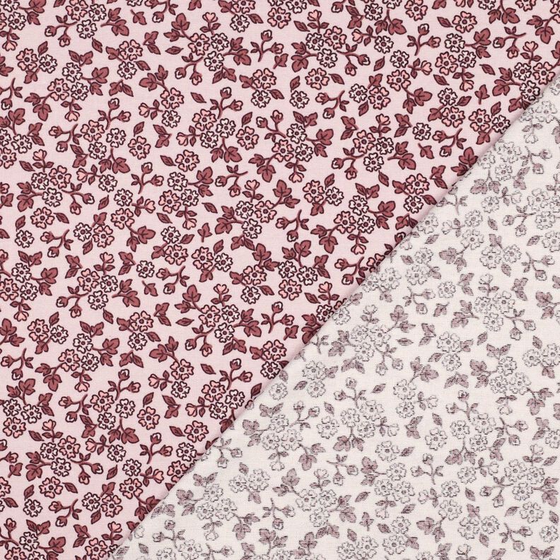 Flanela bawełniana kwiatki | Poppy Fabrics – różowy/malwa, image number 4