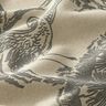 Tkanina dekoracyjna płótno Chiński żuraw – piasek/szary,  thumbnail number 2