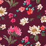 French Terry Colette nadruk cyfrowy | Nerida Hansen – bordo/intensywny róż,  thumbnail number 1