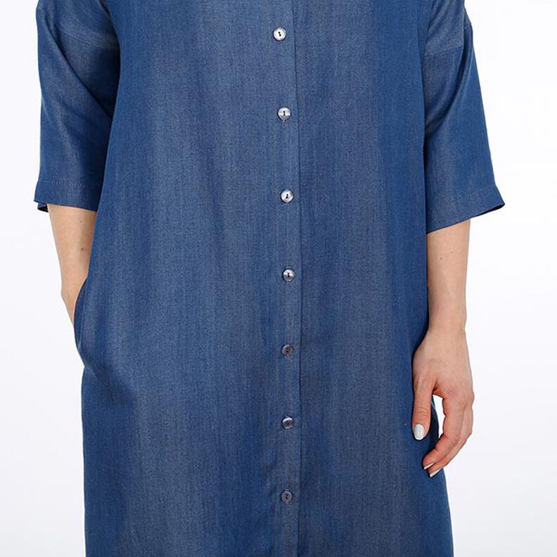 KOBIETA EDDA prosta bluzka z plisą na guziki i kieszeniami | Studio Przycięcie na wymiar | XS-XXL,  image number 11