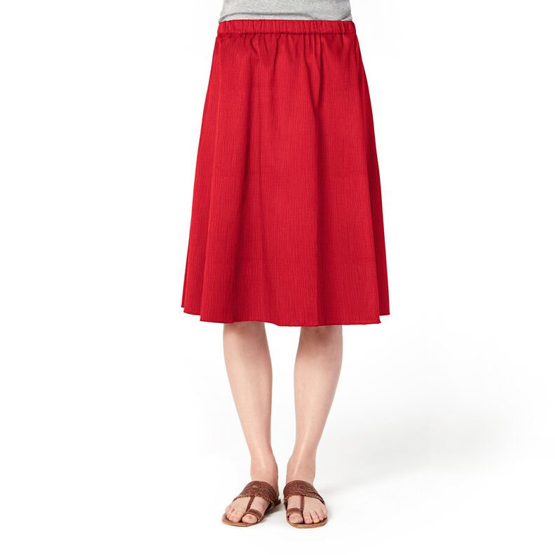 Muślin / Tkanina double crinkle – czerwień,  image number 7