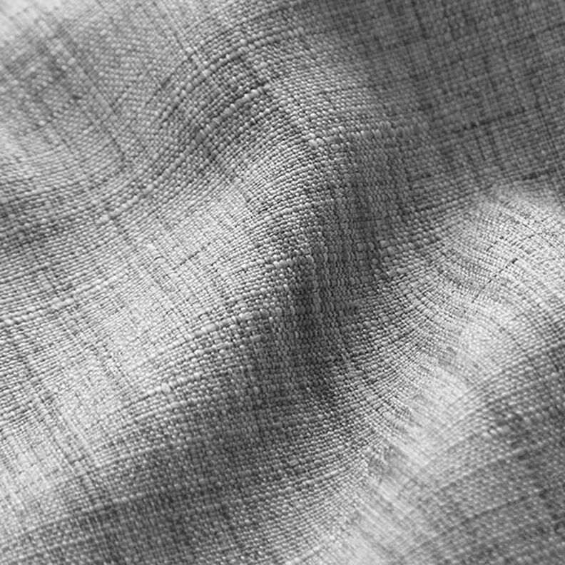 Ognioodporna tkanina na zasłony efekt lnu – jasnoszary,  image number 2