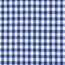 Tkanina bawełniana Kratka Vichy 0,5 cm – błękit królewski/biel,  thumbnail number 1