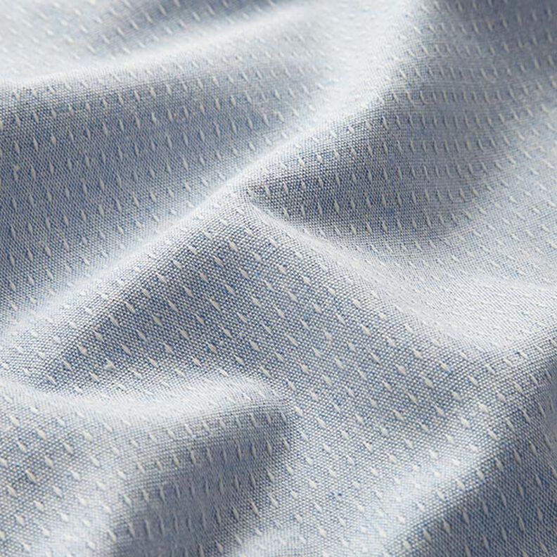 Tkanina dekoracyjna żakard, z recyklingu – jasnoniebieski,  image number 2