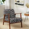 Tkanina tapicerska Żakard zebra – czerń/szary,  thumbnail number 7
