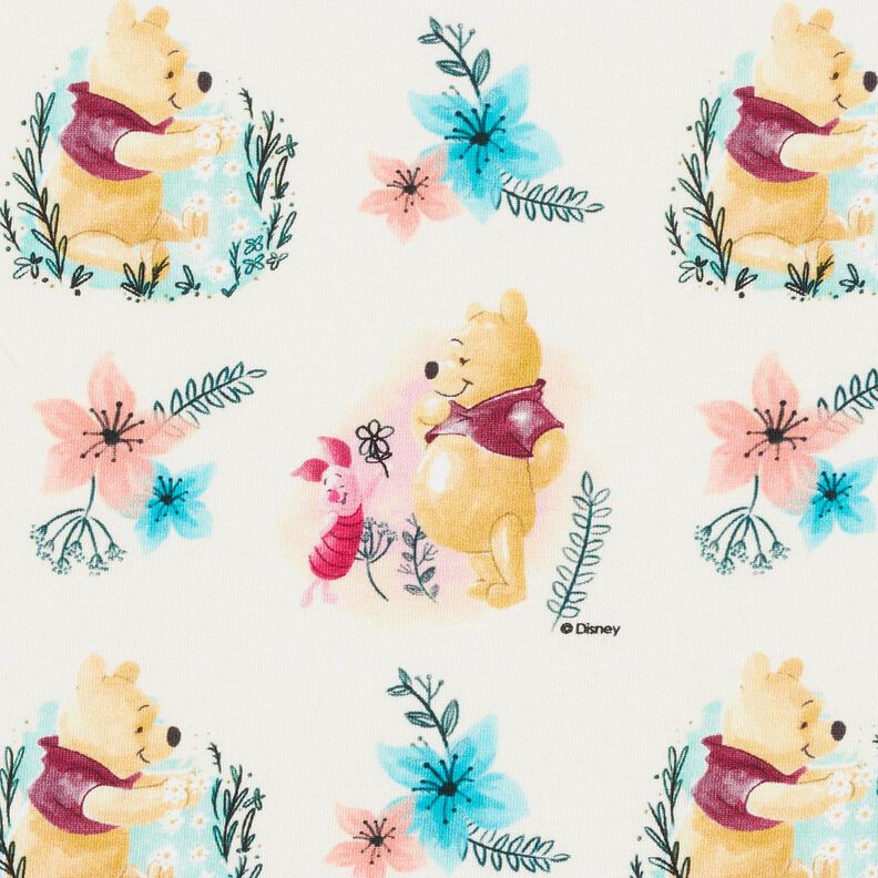 Dżersej bawełniany Kubuś Puchatek i Prosiaczek | Disney – beż, image number 1