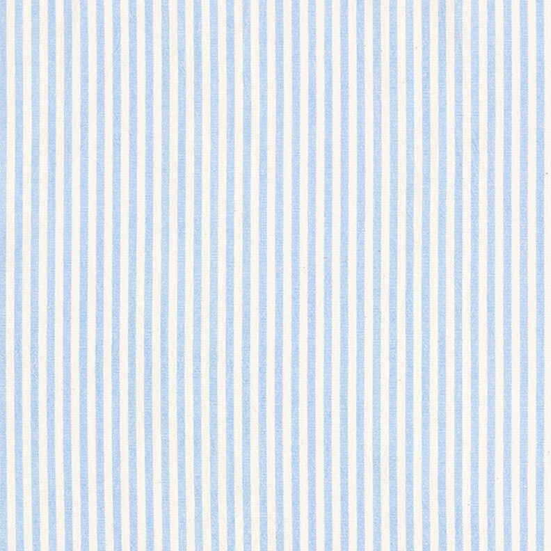 Mieszanka bawełny z wiskozą paski – jasnoniebieski/mleczna biel,  image number 1
