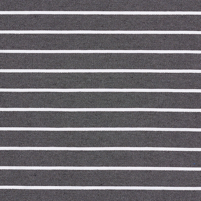 Wiskoza strecz z błyszczącymi paskami – czerń/biel,  image number 1