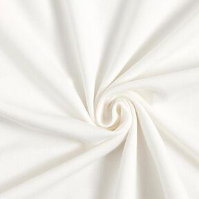 Lekka dresówka bawełniana jednokol. – mleczna biel, 