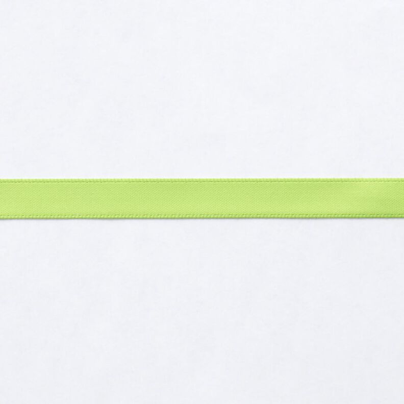 taśma satynowa [9 mm] – zielone jabłuszko,  image number 1