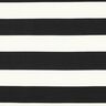 Tkanin dekoracyjna Płótno pogodne paski – czerń/biel,  thumbnail number 1
