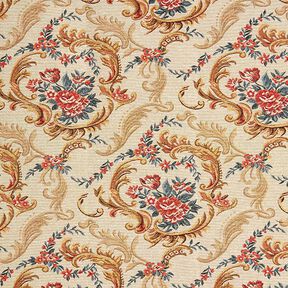 Tkanin dekoracyjna Gobelin elegancja – jasnobeżowy, 
