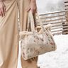 Elastyczny welur z podszewką Sherpa i delikatnymi kwiatami | Katia Fabrics – naturalny,  thumbnail number 7