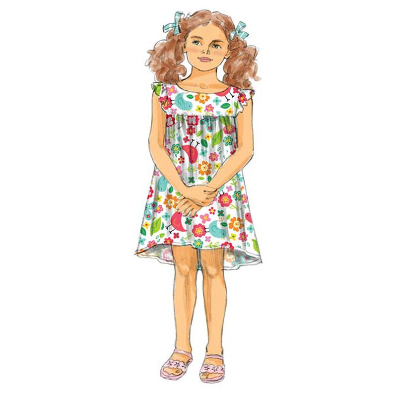 Sukienka dziecięca, Butterick 5876|104 - 122,  image number 7
