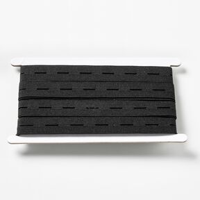 Guma z dziurkami na guziki [3 m | 20 mm] – czerń, 