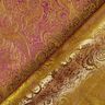 Żakard odzieżowy metaliczny wzór Paisley – lilia/złoto,  thumbnail number 6