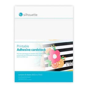 Silhouette Karton samoprzylepny do drukowania [ 21,5 x 27,9 cm|8 sztuk], 