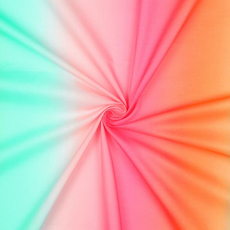 Batyst tęczowy gradient | Poppy Fabrics – pink/biel,  image number 3