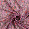 Krepa szyfonowa ze wzorem paisley – czerwona lilia,  thumbnail number 3