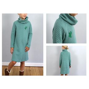 POLLY – milutka sukienka dresowa z golfem, Studio Schnittreif | 98 - 152, 
