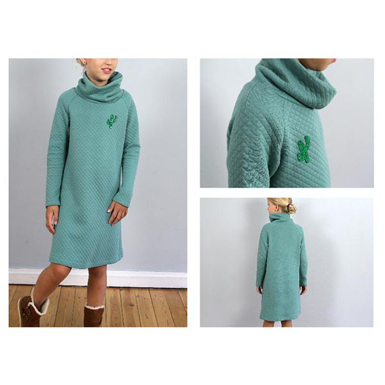 POLLY – milutka sukienka dresowa z golfem, Studio Schnittreif | 98 - 152,  image number 2