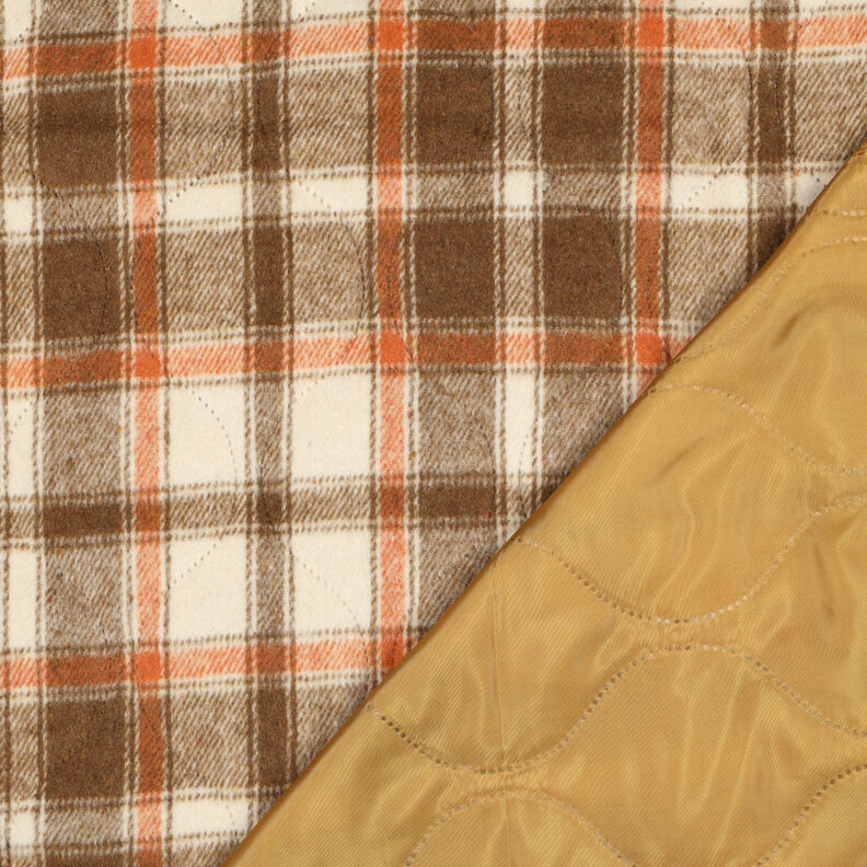 Tkanina pikowana Flanela kratka | Poppy Fabrics – beż, image number 5
