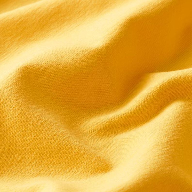 GOTS Dżersej bawełniany | Tula – żółć,  image number 2