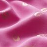 Tkanina wiskozowa z nadrukiem foliowym w pióra – pink,  thumbnail number 2